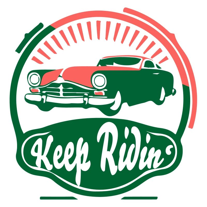 Keep Ridin' Retro Logo