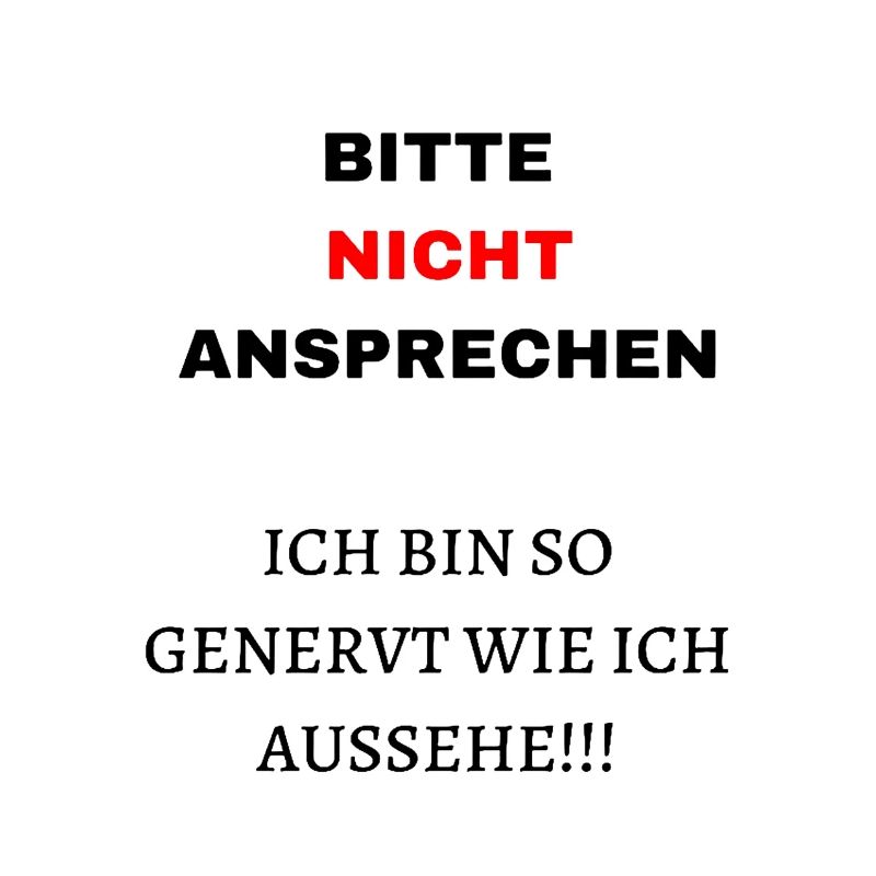 Nicht ansprechen