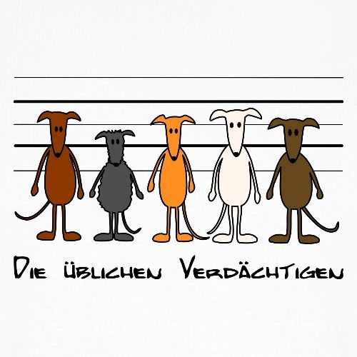 Die üblichen Verdächtigen - Ekologisk premium-T-shirt herr