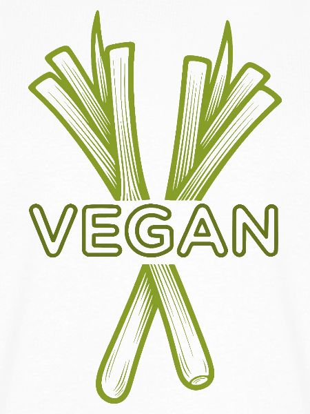 Vegan Lauch Silhouette 