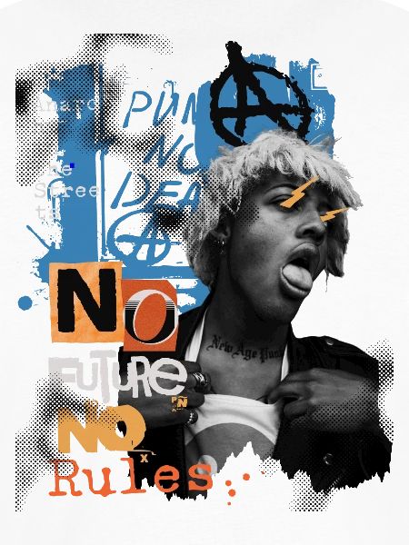 Punk No Future Neon Rebel