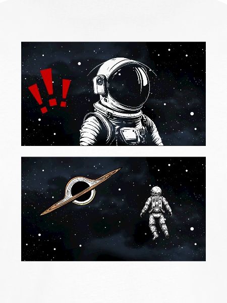 Astronaut im Schwarzen Loch