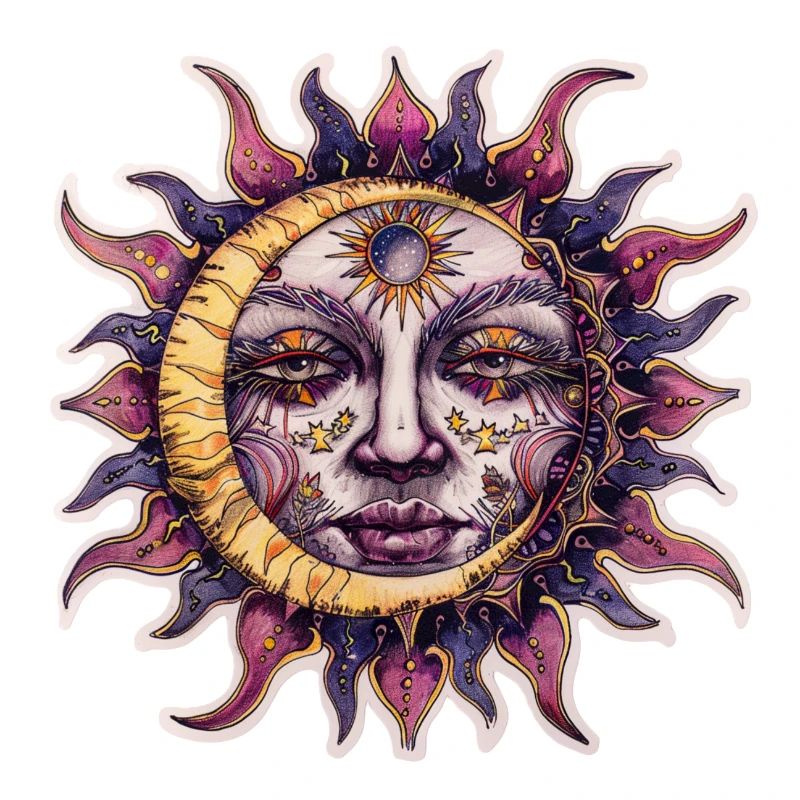 Motif de soleil