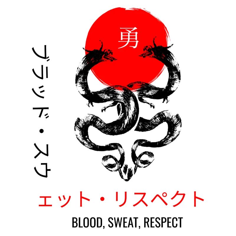 Blood, Sweat, Respect Back Tee Print