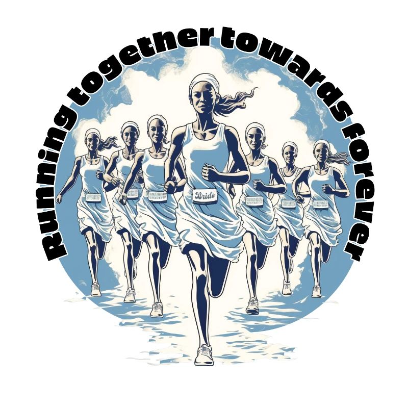 Courir ensemble vers l’éternité. Marathon Bride