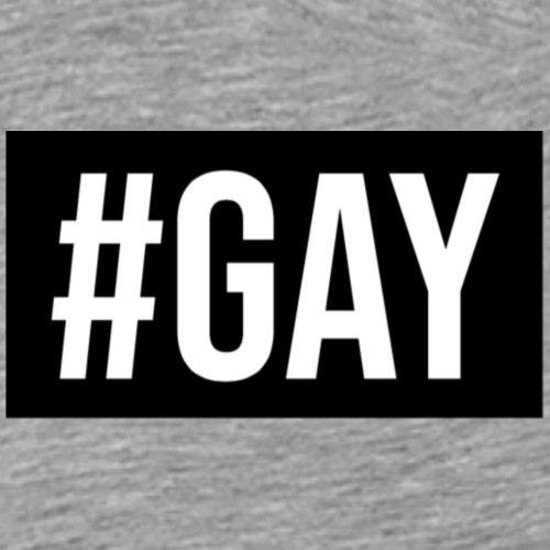 Gay Hashtag - Männer Premium T-Shirt
