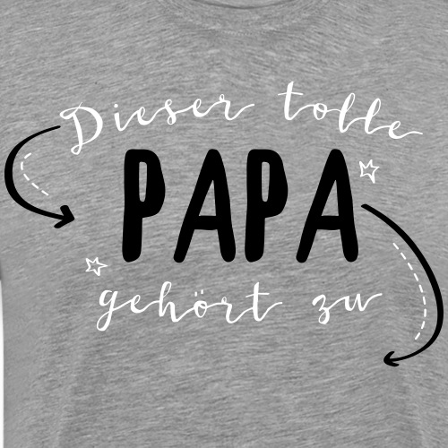 Dieser tolle Papa - Männer Premium T-Shirt