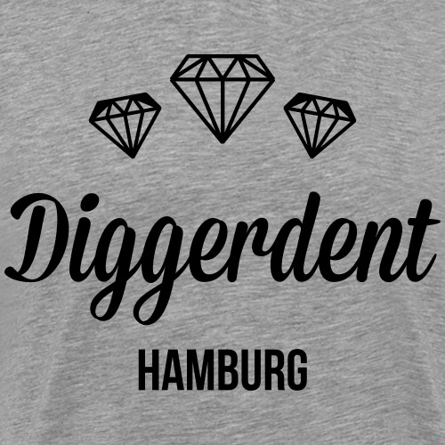 Diggerdent(c) Hamburg Diamonds - Männer Premium T-Shirt
