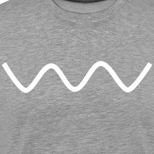 SYMBOL WAVE - Premium T-skjorte for menn