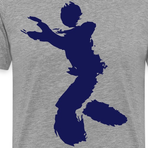 Wing Chun / Kung Fu Tusche Figur VEKTOR - Men's Premium T-Shirt