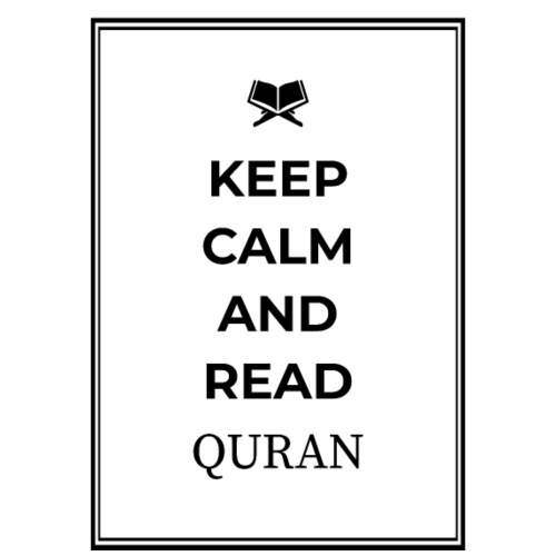 Tee-shirt WF Outlet - Keep Calm And Read Quran - T-shirt Premium Homme