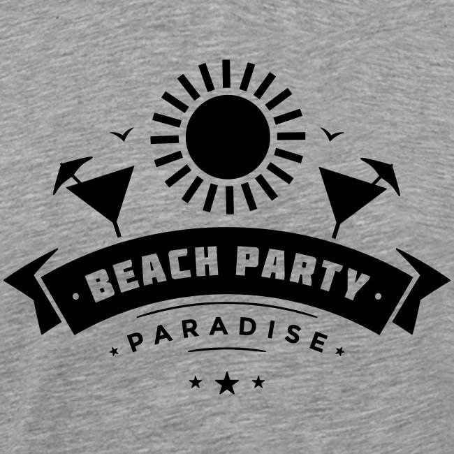 Beach party paradise