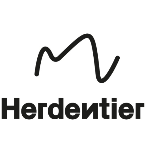 Herdentier Logo Brand - Männer Premium T-Shirt