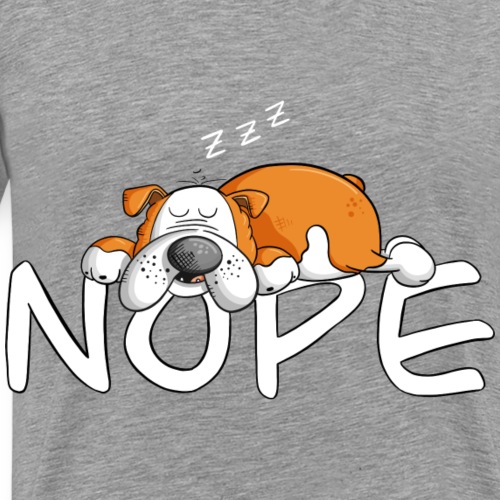 Schlafende Englische Bulldogge - Männer Premium T-Shirt