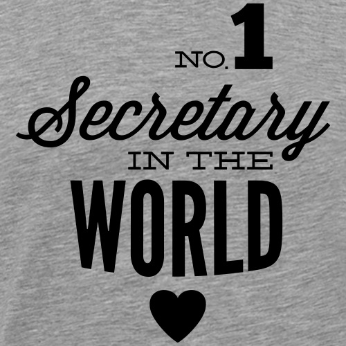 Beste Sekretärin der Welt - Männer Premium T-Shirt