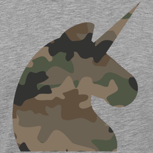 Einhorn T Shirt Männer Camouflage Army Style - Männer Premium T-Shirt