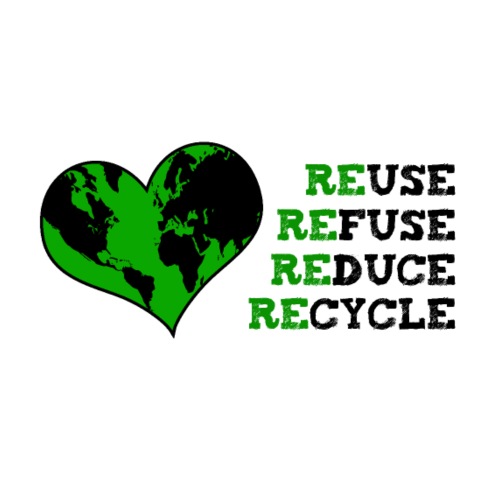 reuse refuse reduce recycle - Männer Premium T-Shirt