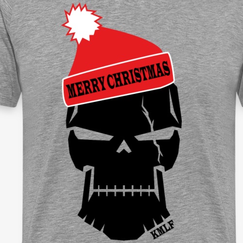 Merry Christmas Skull - T-shirt Premium Homme
