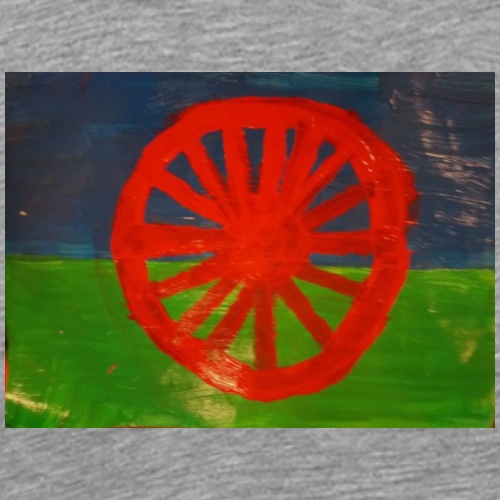 Roma Flag Flagge Art - Männer Premium T-Shirt