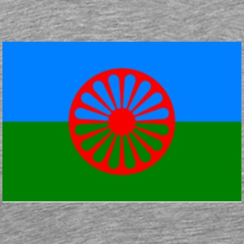 Roma Nation Flag -Big - Männer Premium T-Shirt