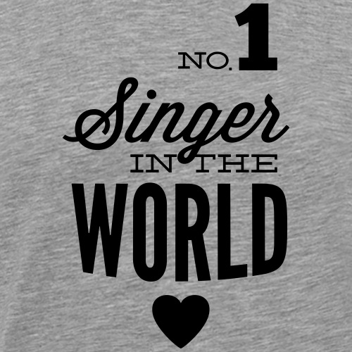 Beste Sängerin der Welt - Männer Premium T-Shirt