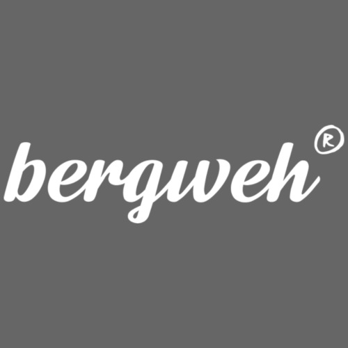 bergweh® Logo Schrift weiß - Männer Premium T-Shirt