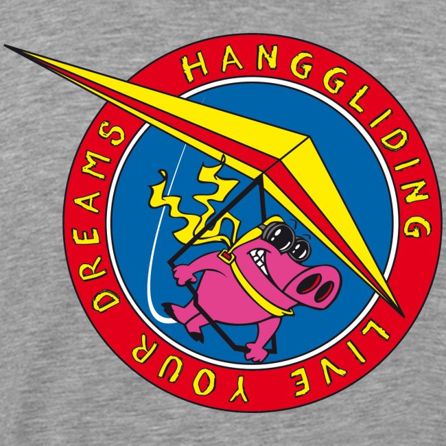 hanggliding pig