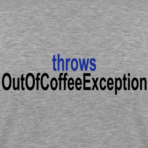 Java Kaffee - Männer Premium T-Shirt