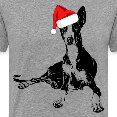 Weihnachten Podenco Hunde Geschenkidee - Männer Premium T-Shirt