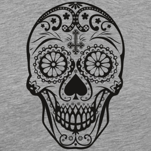 Skull black - Männer Premium T-Shirt