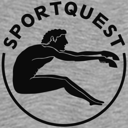 Sportquest logo black - Mannen Premium T-shirt
