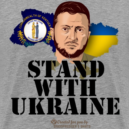 Kentucky Ukraine Zelensky - Männer Premium T-Shirt
