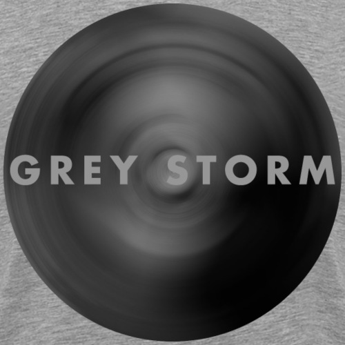 Gray Storm in Gaussian Blur - Men's Premium T-Shirt
