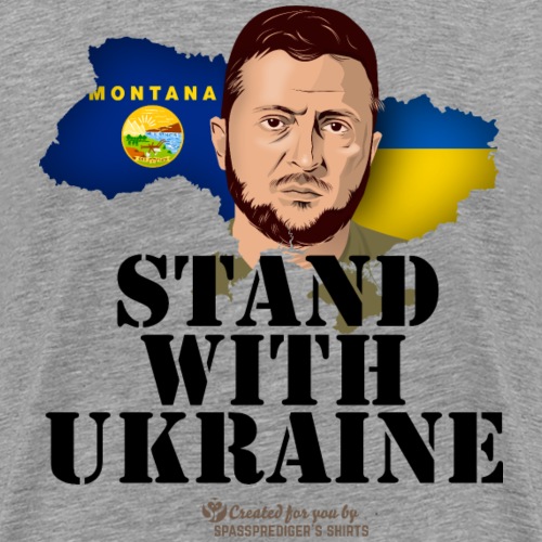 Ukraine Montana Design - Männer Premium T-Shirt