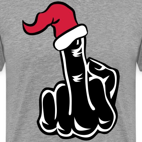 Stinkefinger Fuck Xmas Christmas - Männer Premium T-Shirt