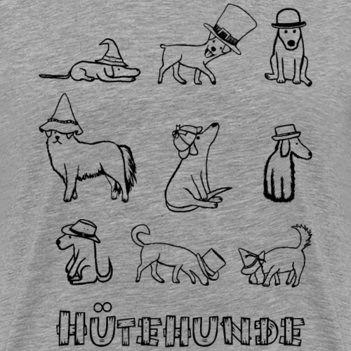 Hütehunde Hunde mit Hut Hundezüchter - Männer Premium T-Shirt