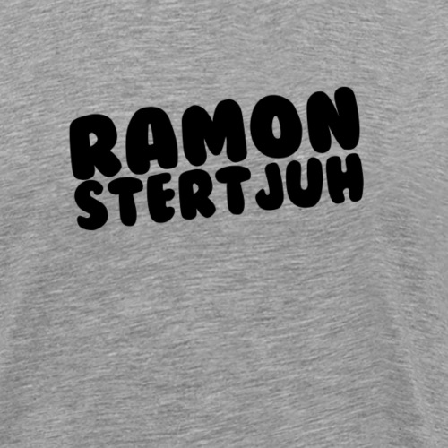 Ramonstertjuh Items met lettertype: Bubblegum! - Mannen Premium T-shirt