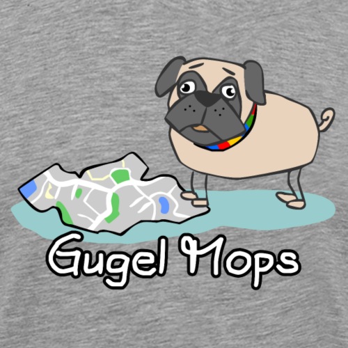 Gugel Mops - Männer Premium T-Shirt