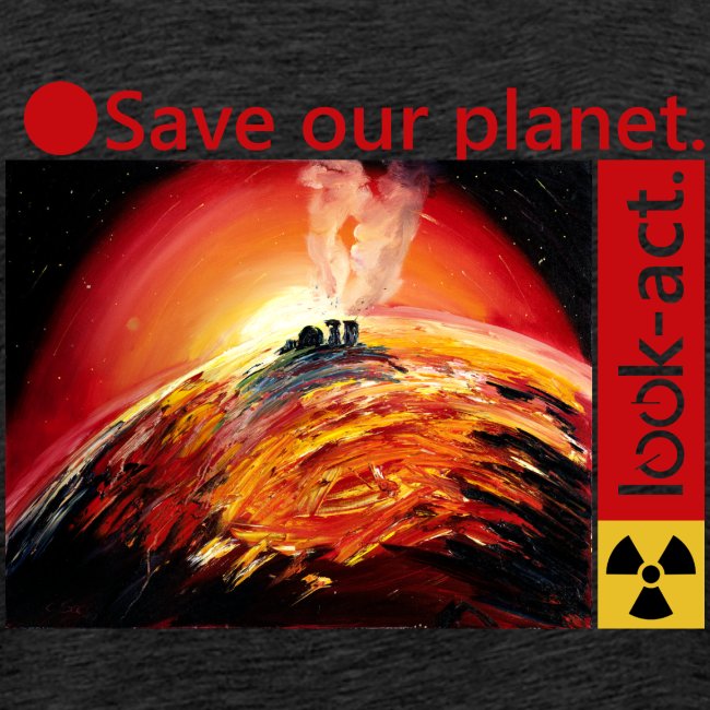 Save our planet. Fukushima Theme