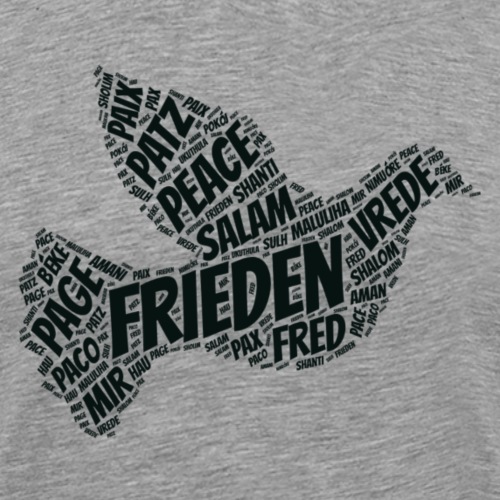 Frieden Taube Peace Pace Mir - Männer Premium T-Shirt