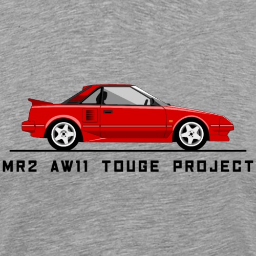 Retro MR2 AW11 Sportscar Red - Männer Premium T-Shirt