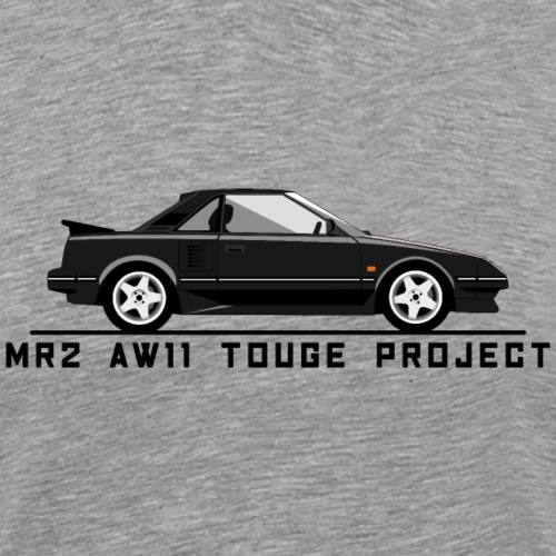 Retro MR2 AW11 Sportscar Black - Männer Premium T-Shirt