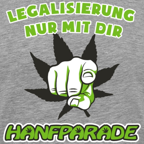 Legalisierung nur mit dir - Hanfparade 2019 TShirt - Männer Premium T-Shirt