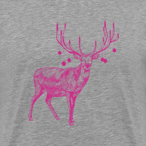 Christmas Deer - Koszulka męska Premium