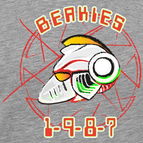 Beakies 1987 - Premium-T-shirt herr
