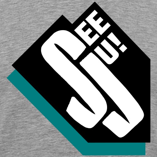SeeJu 2 logo block 3farb - Männer Premium T-Shirt