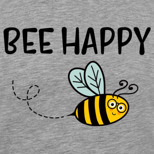 Bee Happy - Männer Premium T-Shirt