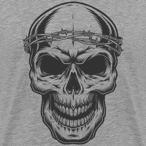 Kunterli Art meet skulls - #KUN-SKU-04 - Exzellent - Männer Premium T-Shirt