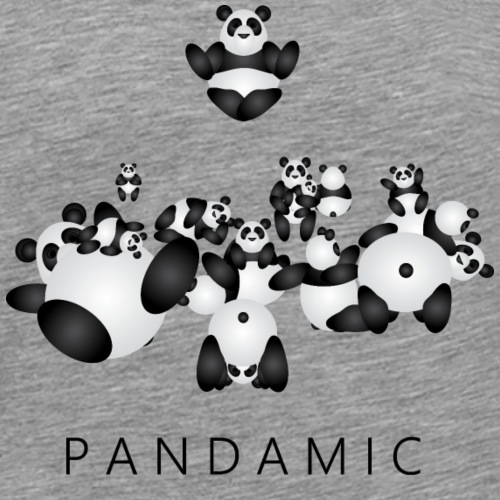 Pandamic - Mannen Premium T-shirt