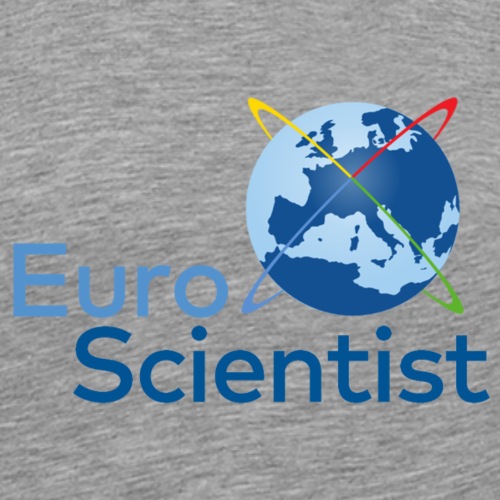 EuroScientist logo - blue - Men's Premium T-Shirt